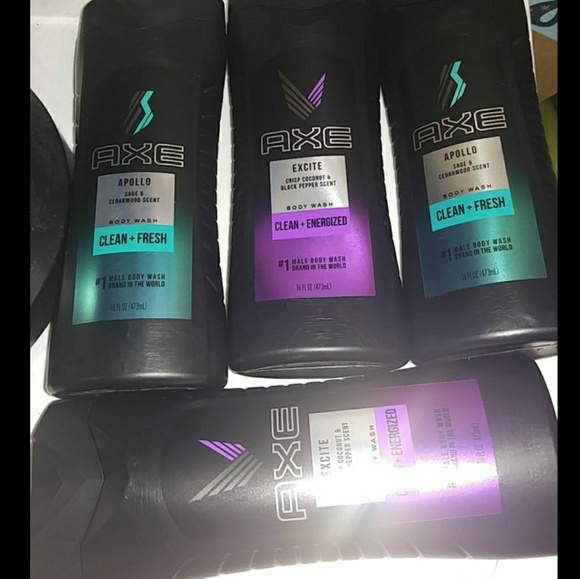 Other - 4 mens axe bodywashes new